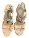 Donald J Pliner Shoe Size 6M Beige Cork Pump Almond Toe Sling back Shoes Beige / 6M