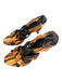Donald J Pliner Shoe Size 6M Black & Brown Patent Leather Slingbacks Pump Shoes Black & Brown / 6M
