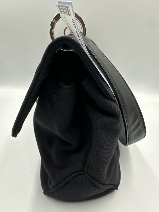 Ferragamo Black Nylon Buckle SHW Shoulder Bag Bag