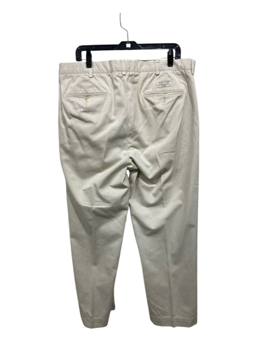 Polo Size 38 Light Beige Cotton Blend Solid Khakis Men's Pants 38