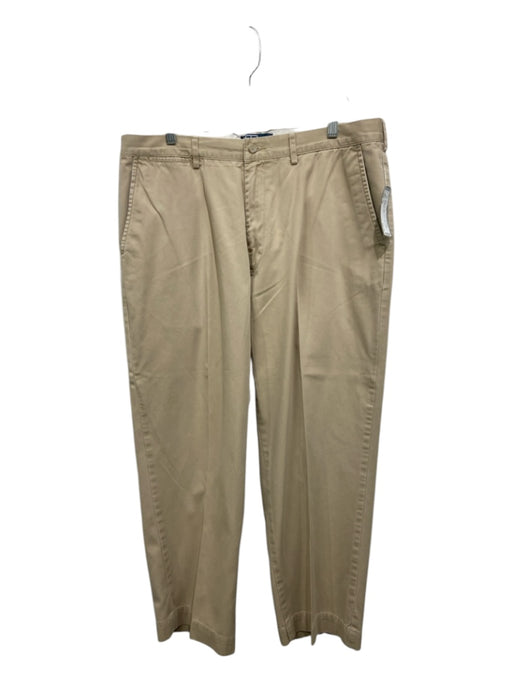 Polo Size 38 Beige Cotton Blend Solid Khakis Men's Pants 38