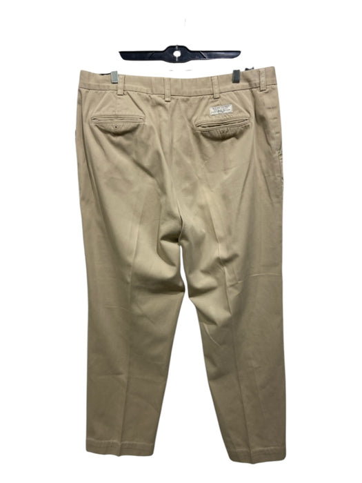 Polo Size 38 Beige Cotton Blend Solid Khakis Men's Pants 38