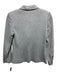 Proenza Schouler Size 6 Gray Cotton Blend Blazer 1 Button Shoulder Pads Jacket Gray / 6