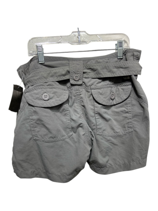 The North Face Size 8 Gray Nylon Sash Button & Zip Front Pockets Shorts Gray / 8