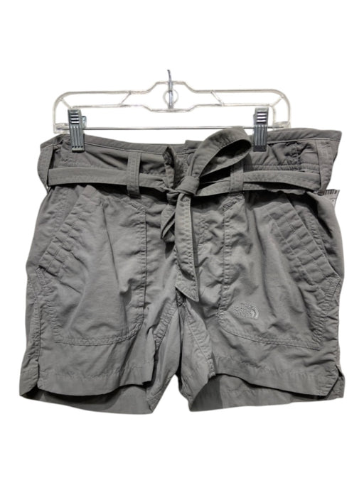 The North Face Size 8 Gray Nylon Sash Button & Zip Front Pockets Shorts Gray / 8