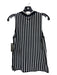 Rag & Bone Size S Black & White Silk & Cotton Vertical Pinstripe Sleeveless Top Black & White / S