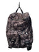 Tumi Grey & Black Nylon Snake Skin Pockets Shoulder Strap Zipper Backpack Grey & Black