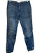 Nili Lotan Size 26 Med Dark Wash Cotton Blend 4 Pocket Zip Ankles Jeans Med Dark Wash / 26
