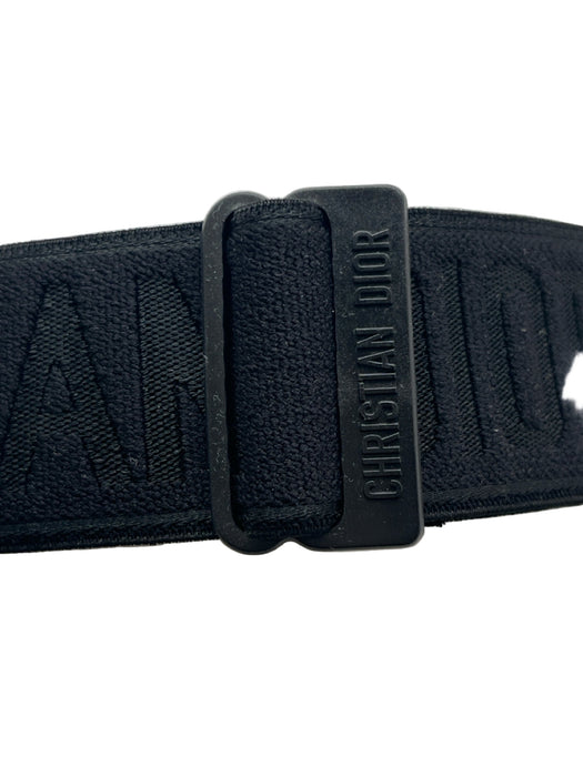 Christian Dior AS IS + Dust Bag Incl Black Rubber Elastic Logo Visor Hat