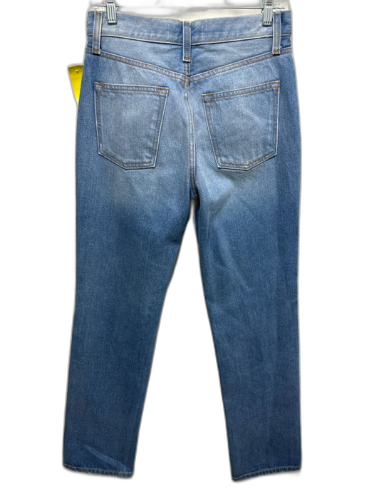 Brandon Maxwell Size 27 Medium light wash Cotton Denim Gradient Jeans Medium light wash / 27