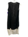 Coleman Collection Size S Black & White Linen Sleeveless Zip Back Pockets Dress Black & White / S