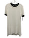 Rag & Bone Size S White Triacetate Blend Round Neck Short Sleeve Dress White / S