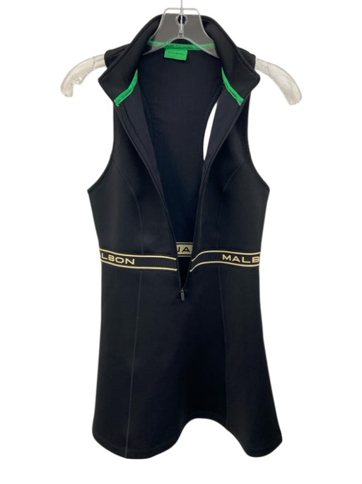Malbon Size S Black & Beige Nylon & Polyester Blends Sleeveless Dress Set Black & Beige / S