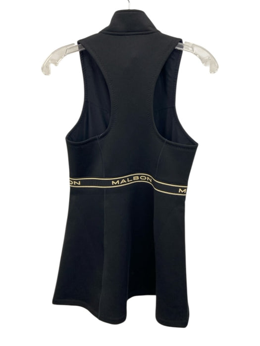 Malbon Size S Black & Beige Nylon & Polyester Blends Sleeveless Dress Set Black & Beige / S