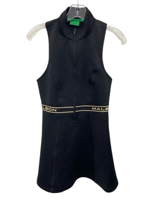 Malbon Size S Black & Beige Nylon & Polyester Blends Sleeveless Dress Set Black & Beige / S