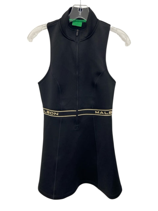 Malbon Size S Black & Beige Nylon & Polyester Blends Sleeveless Dress Set Black & Beige / S