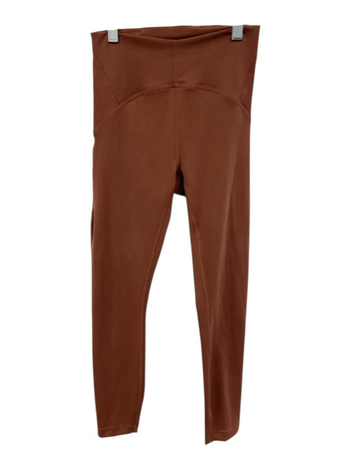 Lululemon Size 4 Red Brown Missing Fabric Tag Elastic Waistband Leggings Red Brown / 4