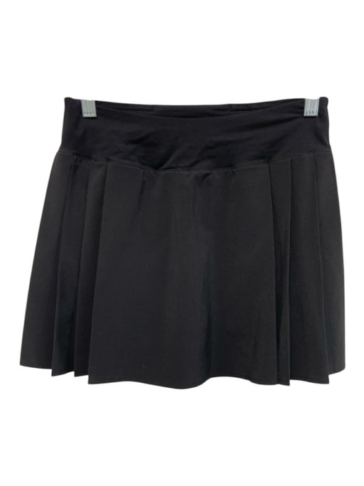 Lululemon Size 4 Black Missing Fabric Tag Elastic Waistband Pleated Skirt Black / 4