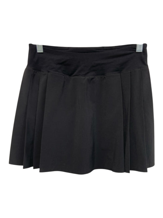 Lululemon Size 4 Black Missing Fabric Tag Elastic Waistband Pleated Skirt Black / 4