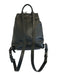 Rag & Bone Black Leather Silver Hardware Drawstring Backpack Bag Black / S