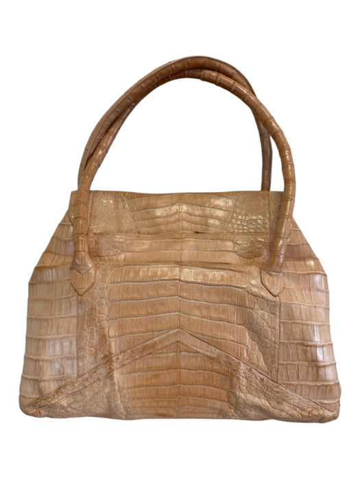 Nancy Gonzalez Light Orange Crocodile Leather Bag Light Orange / S/M