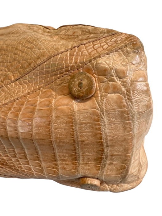 Nancy Gonzalez Light Orange Crocodile Leather Bag Light Orange / S/M