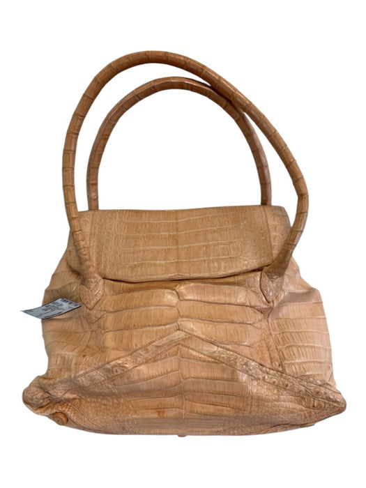 Nancy Gonzalez Light Orange Crocodile Leather Bag Light Orange / S/M