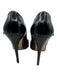 Sergio Rossi Shoe Size 39 Black Patent Leather 2 Strap Pointed Almond Toe Pumps Black / 39
