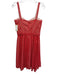 Z Spoke by Zac Posen Size 6 Red & White Polyester Polka Dots Sleeveless Dress Red & White / 6