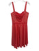 Z Spoke by Zac Posen Size 6 Red & White Polyester Polka Dots Sleeveless Dress Red & White / 6