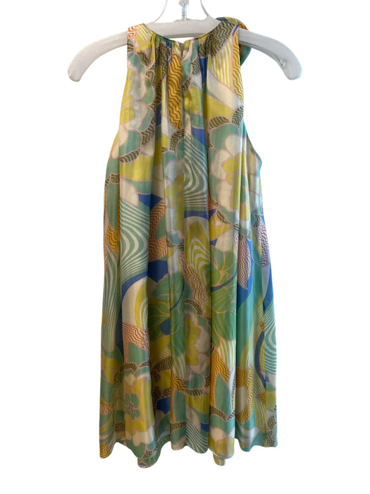 A.B.S Collection Size 2 Multi Silk Sleeveless Floral Print Flower Detail Dress Multi / 2