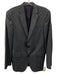 Ted Baker Blue & Brown Wool Blend Plaid 2 Button Men's Blazer Blue & Brown / 38R