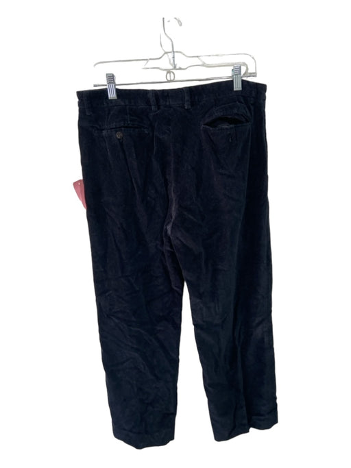 Versace Size 52 Black Solid Zip Fly Men's Pants 52