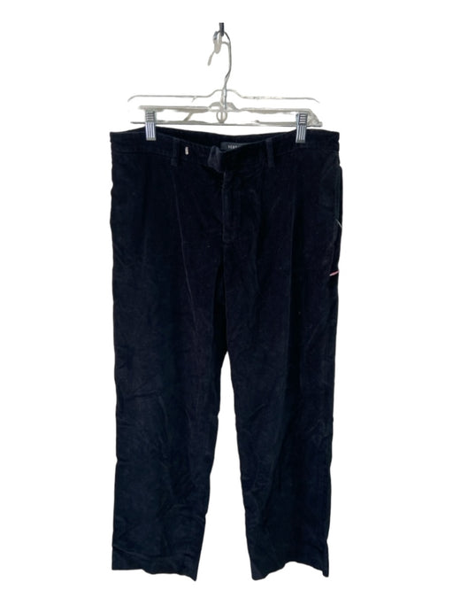 Versace Size 52 Black Solid Zip Fly Men's Pants 52
