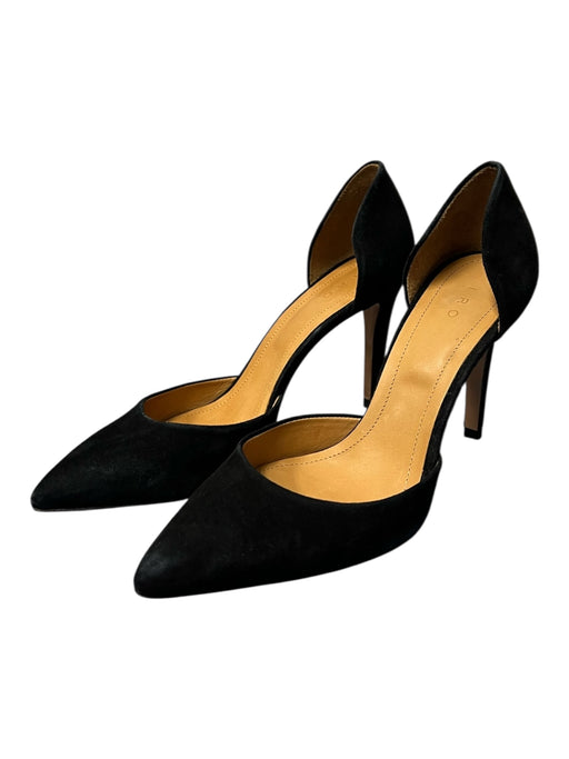 IRO Shoe Size 39 Black Suede Almond Toe Heel Closed Toe Slip On Shoes Black / 39