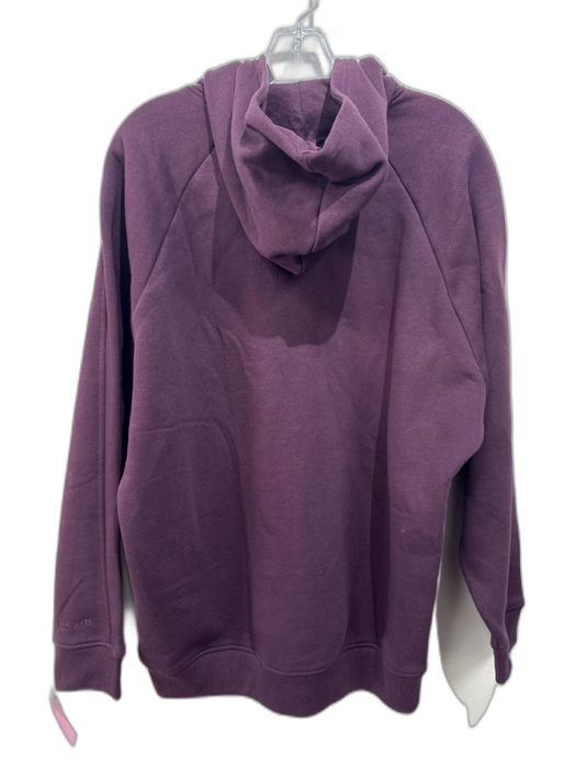 Adidas Size M Purple Cotton Solid Hoodie Men's Jacket Purple / M