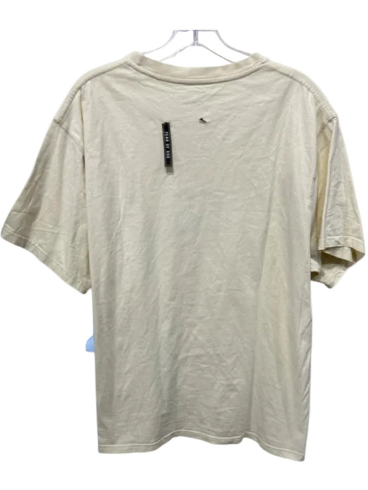 Fear Of God AS IS Size XL Cream Cotton Graphic T-Shirt Cream / XL