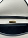 Yves Saint Laurent White & Navy Canvas Leather Logo Crossbody Box Inc. Bag White & Navy / XS