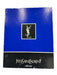 Yves Saint Laurent White & Navy Canvas Leather Logo Crossbody Box Inc. Bag White & Navy / XS