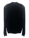 Reiss Size M Black Cotton Blend Ribbed Knit Zip & Button Quilted Jacket Black / M