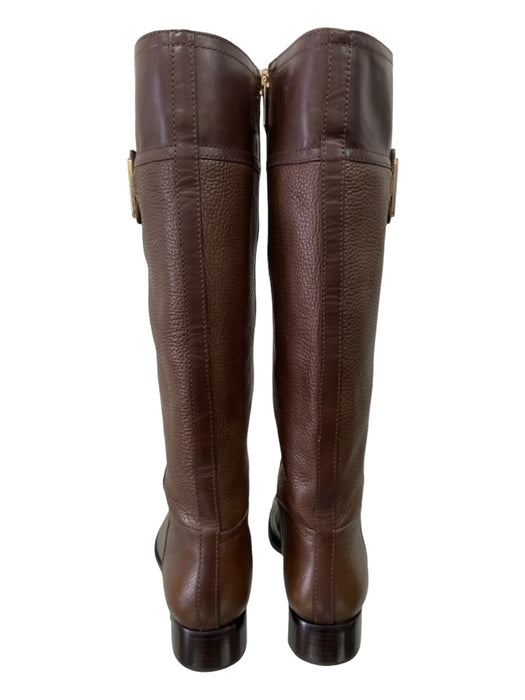 Tory Burch Shoe Size 8 Brown Leather Knee High Interior Zip Round Toe Boots Brown / 8