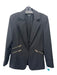 Generation Love Size M Black Polyester Blend Blazer Gold Hardware Jacket Black / M