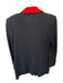St. John Collection Size 4 Black & Red Wool Blend Collar Buttons Square Jacket Black & Red / 4