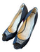 Alexander McQueen Shoe Size 38.5 Black & Silver Sateen Stiletto Rhinestone Pumps Black & Silver / 38.5
