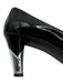 Chanel Shoe Size 40 Black & Silver Patent Leather Round Toe Pumps Black & Silver / 40