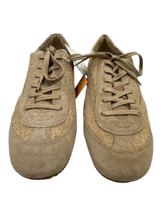 COS Shoe Size 41 Beige Suede Low Top Sneakers Beige / 41
