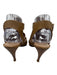 Manolo Blahnik Shoe Size 39 Tan Leather Buckles Heel Resoled Sandals Tan / 39