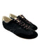 Veronica Beard Shoe Size 9M Black, Brown, Cream Suede & Synthetic Satin Sneakers Black, Brown, Cream / 9M