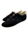 Veronica Beard Shoe Size 9M Black, Brown, Cream Suede & Synthetic Satin Sneakers Black, Brown, Cream / 9M