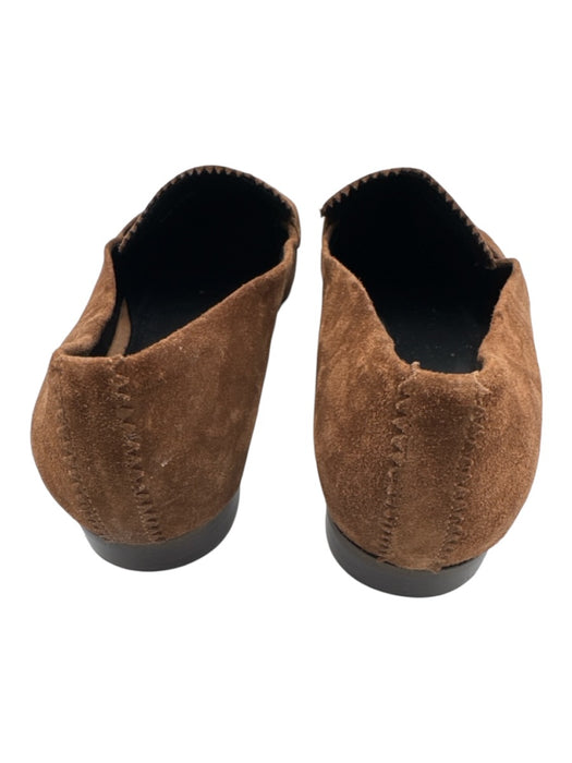 Veronica Beard Shoe Size 9.5 Brown Suede Trim Detail Penny Loafers Brown / 9.5